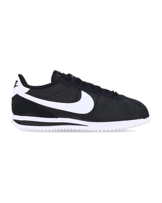 Nike Fitness ,Zwart ,Lage Sneakers Met Veters in het Blue