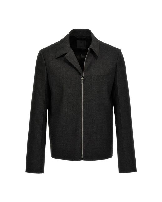 Givenchy Gestructureerde Blouson in het Black voor heren