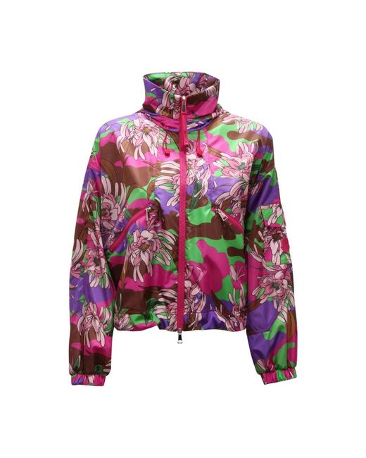 Moncler Jassen ,Veelkleurig ,Italiaans Stijl Jas in het Purple