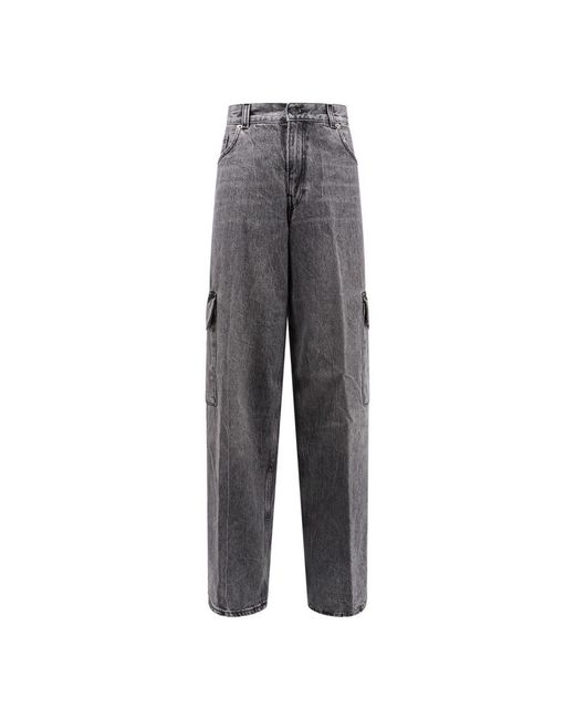 Haikure Gray Loose-Fit Jeans