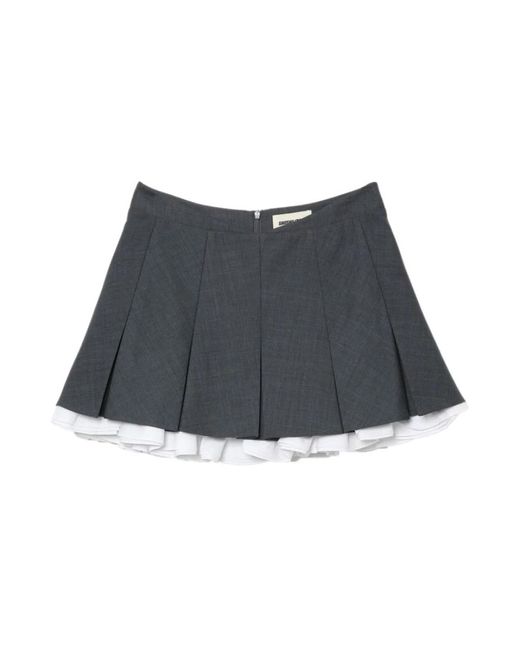 Skirts > short skirts ShuShu/Tong en coloris Gray