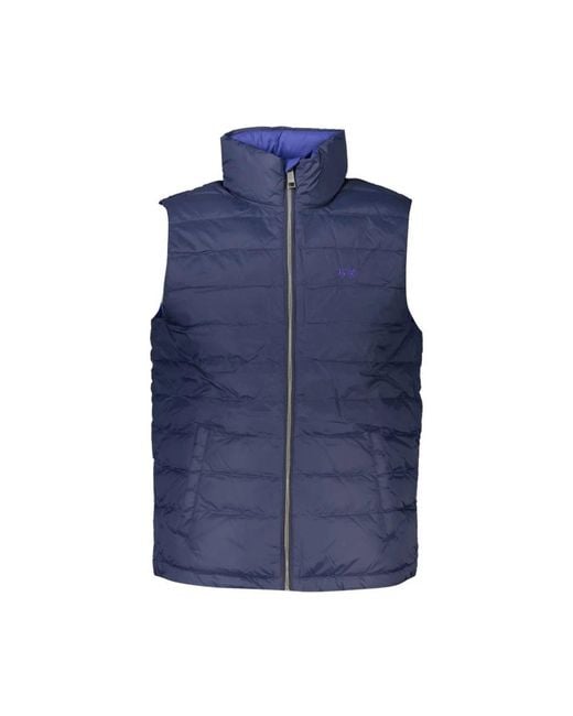 La Martina Blue Vests for men
