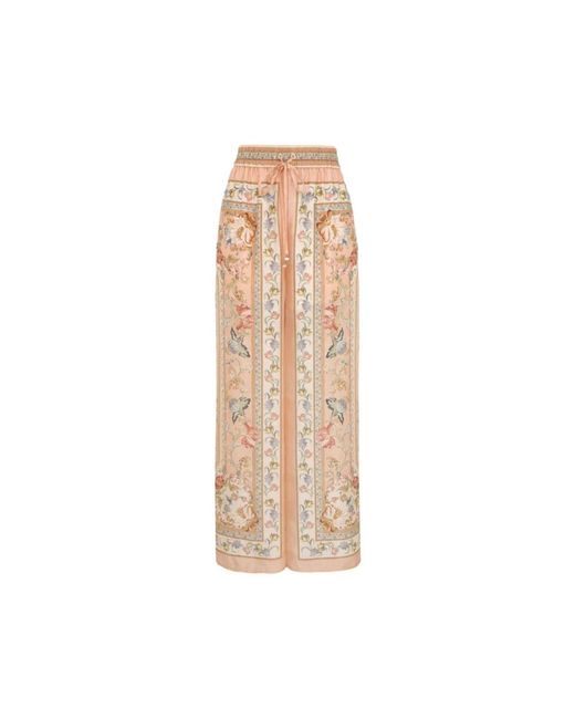 Zimmermann Natural Wide Trousers