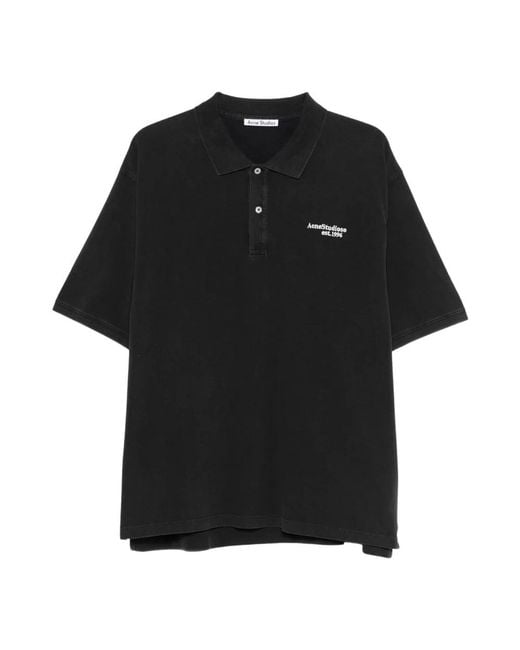Acne Black Polo Shirts for men