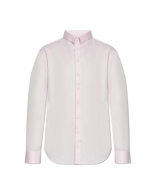 Formal Shirts di Giorgio Armani in White da Uomo