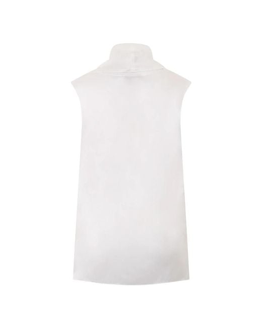 Max Mara White Blouses