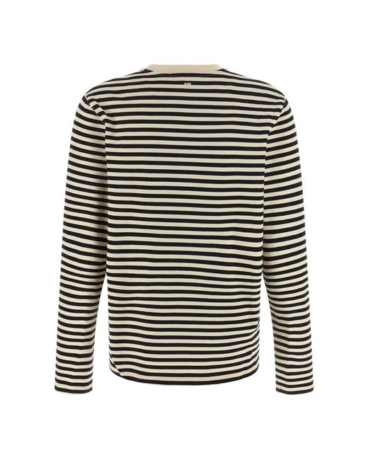 AMI Black Long Sleeve T-Shirts
