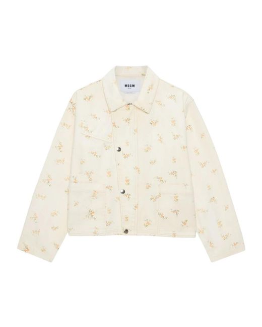 Light Jackets MSGM de color Natural