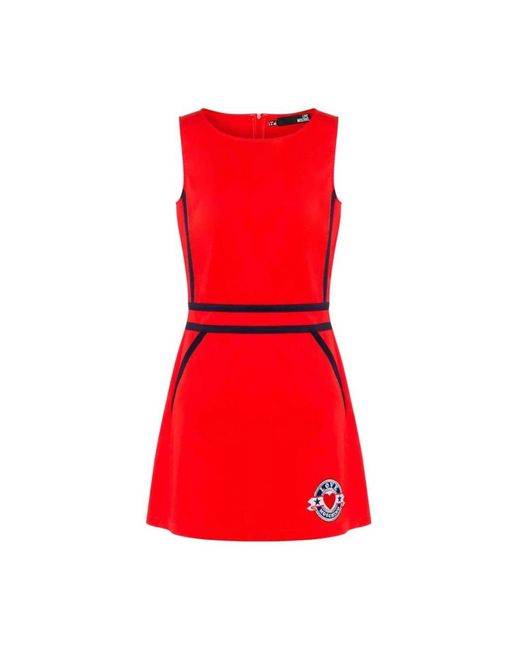 Love Moschino Red Short Dresses