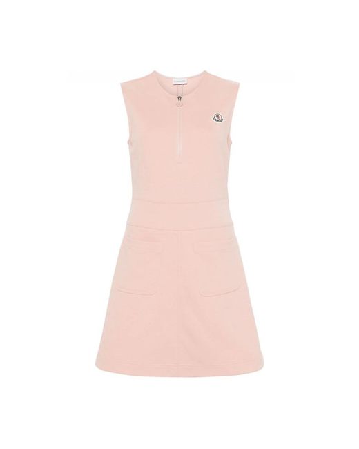Moncler Pink Short Dresses