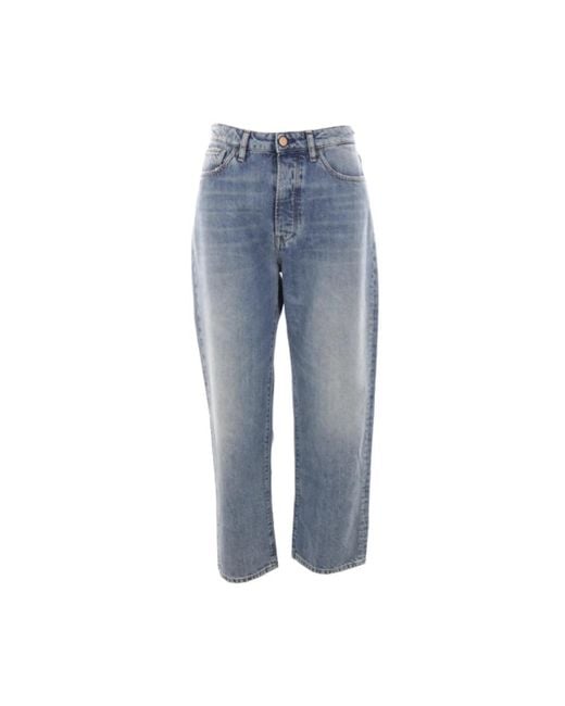 3x1 Blue Cropped Jeans