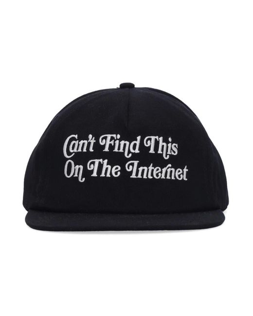 Market Accessoires ,Zwart ,Katoen Zwarte Platte Klep Pet Snapback Stijl in het Black voor heren