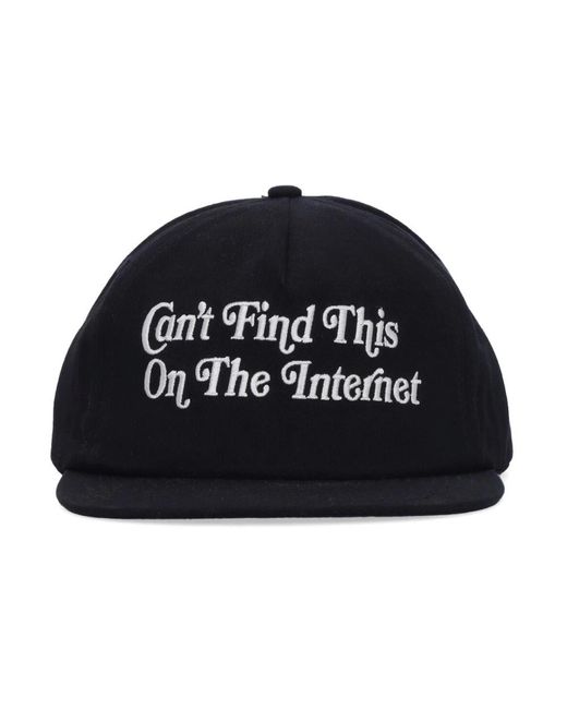 Market Accessoires ,Zwart ,Katoen Zwarte Platte Klep Pet Snapback Stijl in het Black voor heren