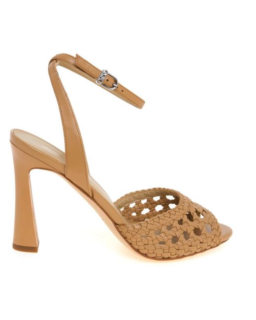 Michael Kors Metallic High Heel Sandals