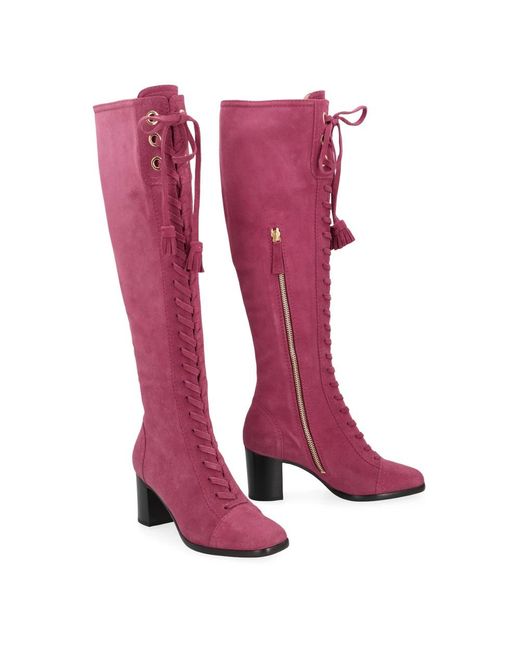 Alberta Ferretti Pink Boots