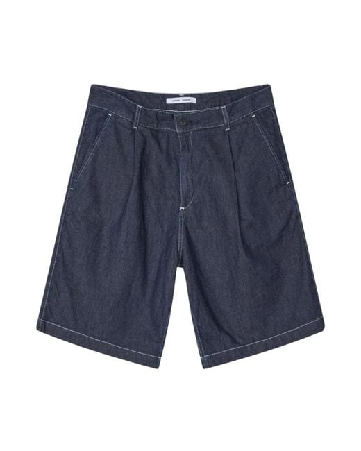 Samsøe & Samsøe Blue Denim Shorts for men