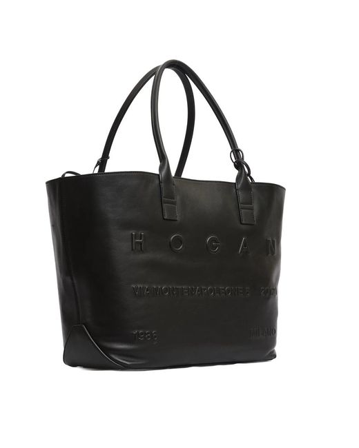 Hogan Black Tote Bags