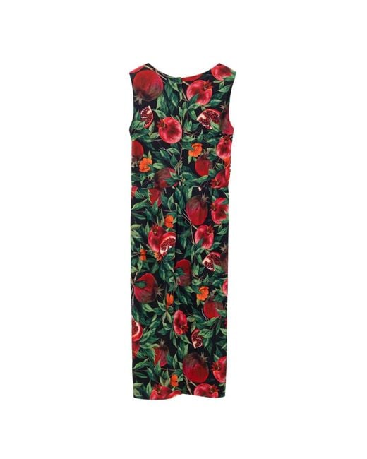 Midi Dresses di Dolce & Gabbana in Red