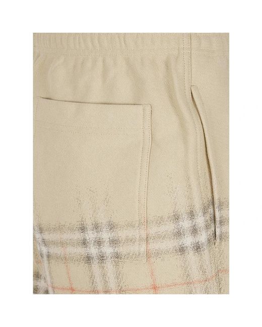 Burberry Natural Straight Trousers for men