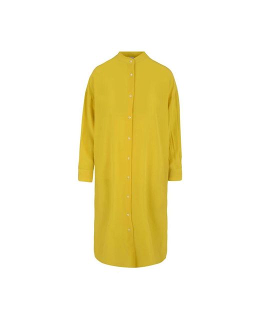 Aspesi Yellow Hemdkleid