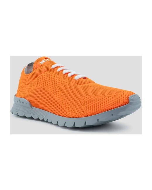 Kiton Fit Sneakers in het Orange voor heren
