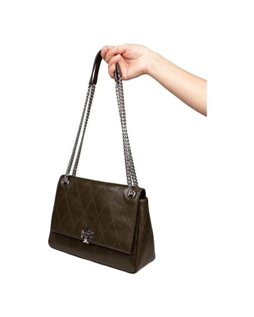 Tory Burch Green Shoulder Bags