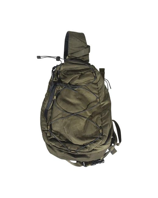 C P Company Green Cross Body Bags