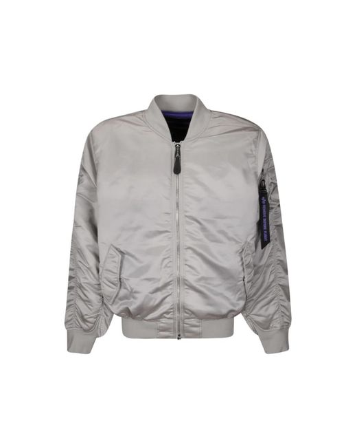 Bomber Jackets di Alpha Industries in Gray da Uomo