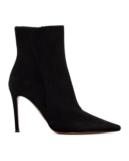 Roberto Festa Black Schwarzer Wildleder Elda Stiefelette