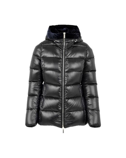 Moorer Jassen ,Zwart ,Polyester Winterjas in het Black