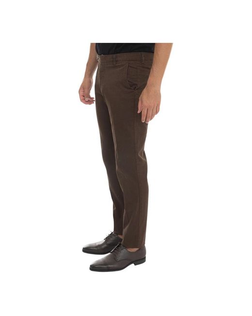 BERWICK  1707 Gray Chinos for men