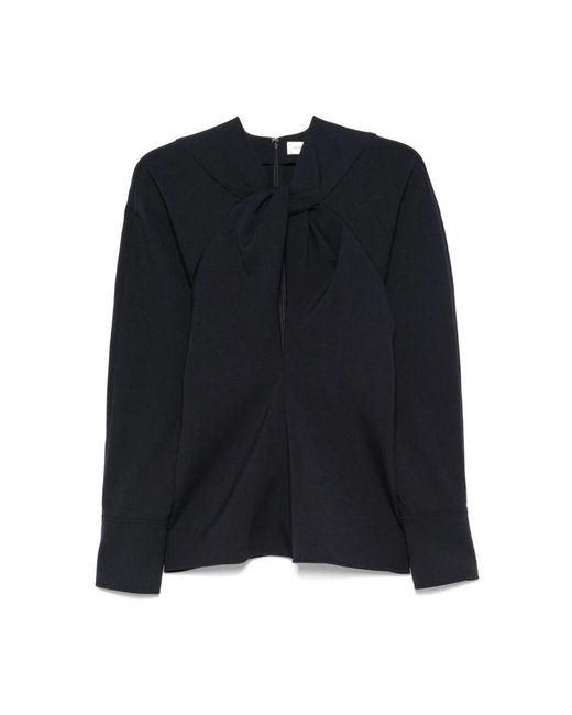 Victoria Beckham Black Blouses