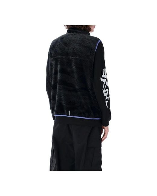 Manastash Schwarze thermofleece-weste oberbekleidung astash in Black für Herren