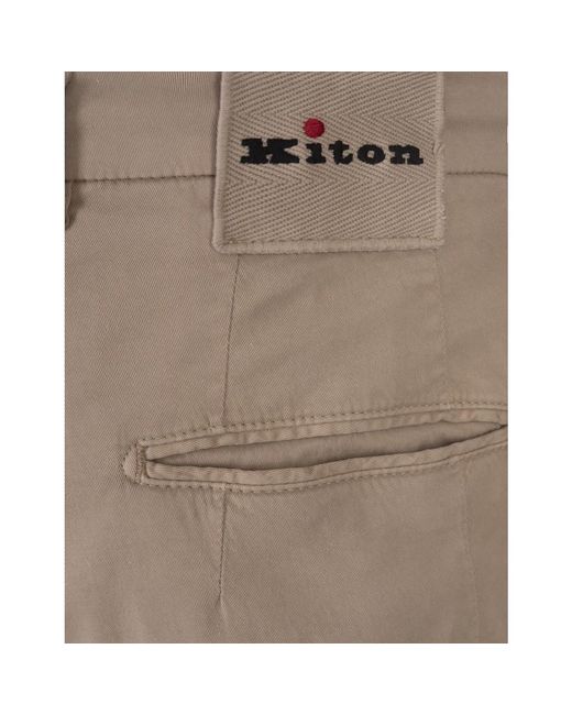 Shorts > casual shorts Kiton pour homme en coloris Gray