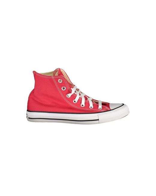 Converse Polyester Sneaker in het Red