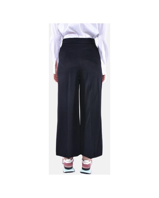 Trousers > wide trousers Max Mara Studio en coloris Blue