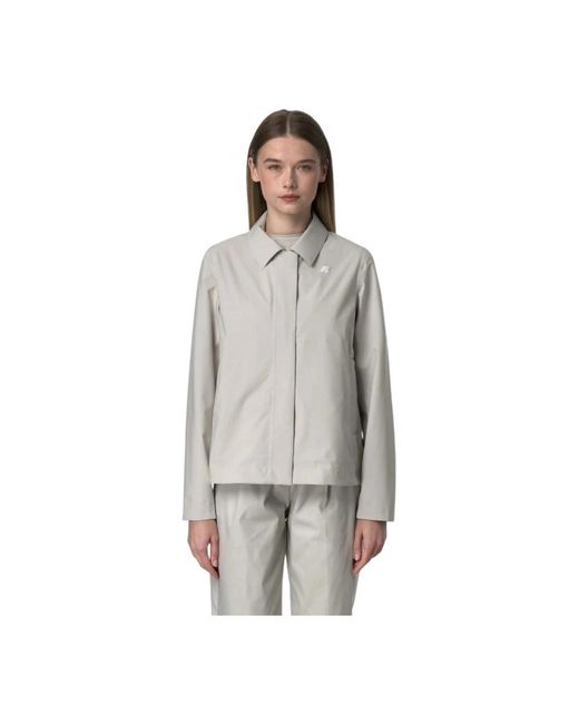 K-Way Gray Light Jackets