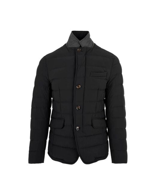 Moorer Black Down Jackets for men