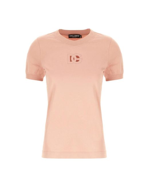 T-Shirts di Dolce & Gabbana in Pink