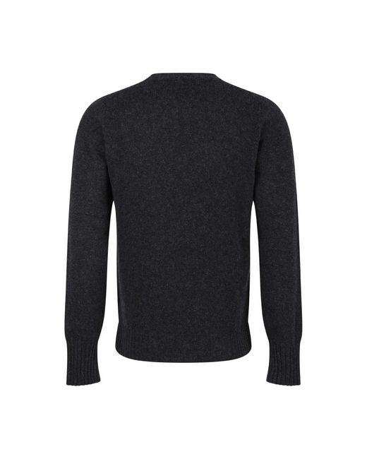 Drumohr Blue Round-Neck Knitwear for men