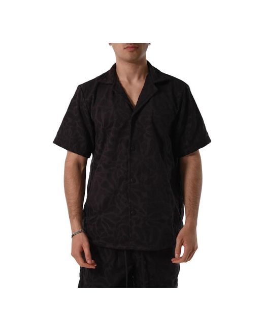 Oas Black Short Sleeve Shirts for men
