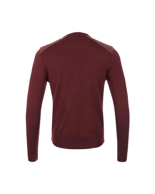 Belstaff Purple Round-Neck Knitwear for men