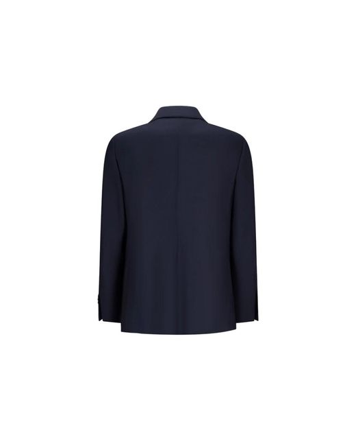Lardini Cool Wool Single-Breasted Pak in het Blue voor heren