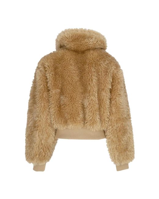 Tommy Hilfiger Natural Faux Fur & Shearling Jackets
