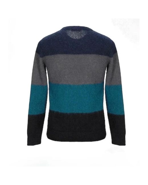 Roberto Collina Blue Round-Neck Knitwear for men