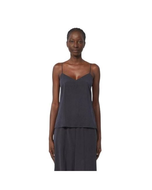 Max Mara Blue Sleeveless Tops
