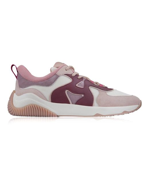 Hogan Purple Wildleder schnürschuhe