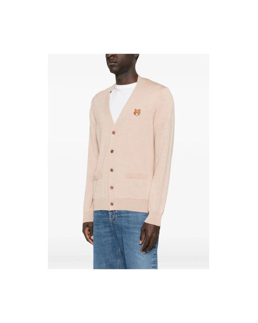 Maison Kitsuné Natural Cardigans for men