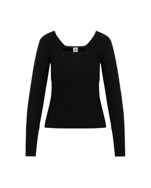 Jersey negro aw 23 laril pullover By Malene Birger de color Black