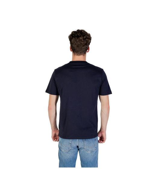 Replay Blauw Bedrukt T-Shirt Voor Mannen in het Blue voor heren
